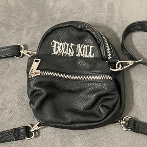Vintage dolls kill mini backpack